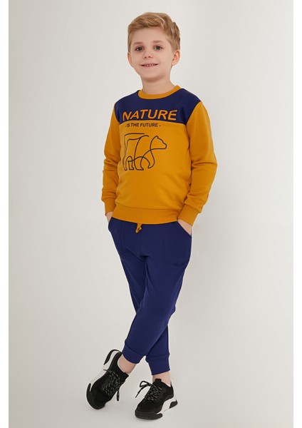 3200 Nature Is In The Future Erkek Çocuk Pijama Takımı