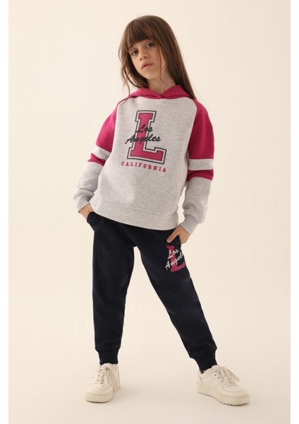 3280 Los Angeles Kız Çocuk Pijama Takımı