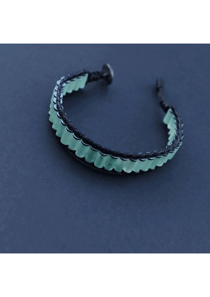 Clays Jewellery Doğal Taş Aventurin Bileklik, Hematit Taşı Silindir Bileklik, Erkek Bileklik, Kadın Bileklik