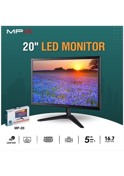 Mpıa Mp-20 LED Monıtor