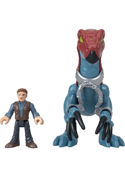 Imaginext Jurassic World Araçlar Therizinosaurus ve Owen GVV63