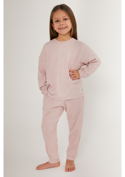 3276 Kız Çocuk Uzun Kol Pijama Takım