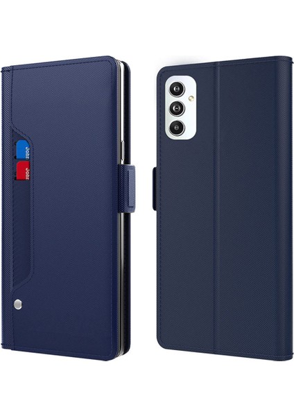 Samsung Galaxy M54 5g Cep Telefon Kılıfı Ayna Kartı Tutucu Pu Deri Kabuk Stand Kapağı (Yurt Dışından)