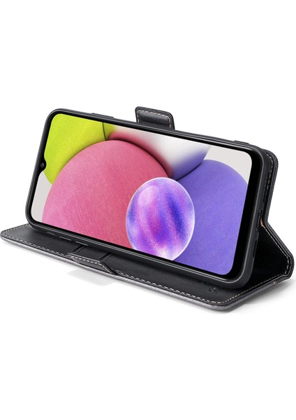 Samsung Galaxy M54 5g / F54 5g Cüzdan Kılıfı Flip Stand Contrast Renk Tpu+Pu Deri Telefon Kapağı (Yurt Dışından) fırsatları