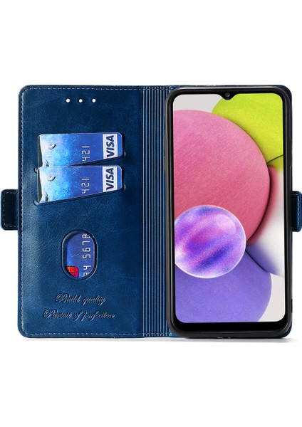 Samsung Galaxy M54 5g / F54 5g Cüzdan Kılıfı Flip Stand Contrast Renk Tpu+Pu Deri Telefon Kapağı (Yurt Dışından) modelleri