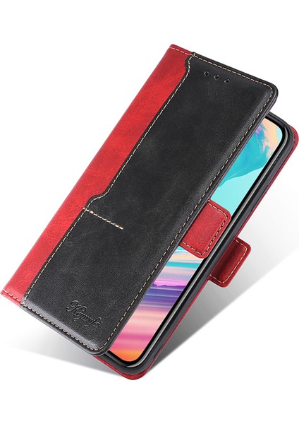 Samsung Galaxy M54 5g / F54 5g Cüzdan Kılıfı Flip Stand Contrast Renk Tpu+Pu Deri Telefon Kapağı (Yurt Dışından) indirimleri