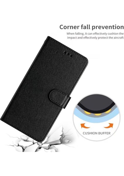 Samsung Galaxy A71 4g SM-A715 Scratch-Para Kanıt Deri Telefon Cüzdan Stand Kapağı Ipek Doku Kılıfı (Yurt Dışından)