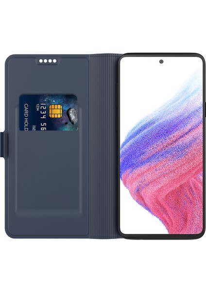 Samsung Galaxy M54 5g Pu Deri Stand Kapağı Tam Koruma Kartı Tutucu Cep Telefonu Kılıfı (Yurt Dışından) fiyatları