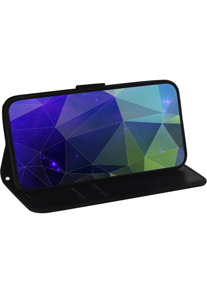Samsung Galaxy M54 5g / F54 5g Pu Deri Stand Kılıfı Ayna Benzeri Yüzey Telefon Cüzdan Kapağı (Yurt Dışından) indirimleri