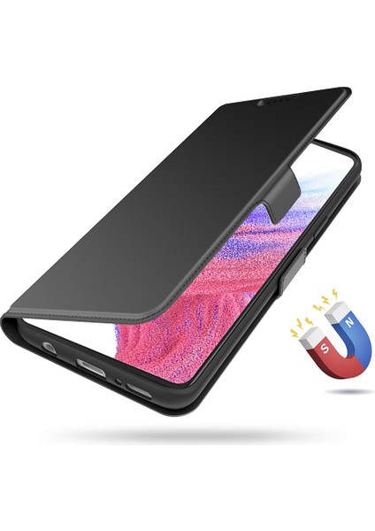 Samsung Galaxy A54 5g Kart Tutucu Pu Deri Stand Kapağı Tam Koruma Telefon Kılıfı (Yurt Dışından)