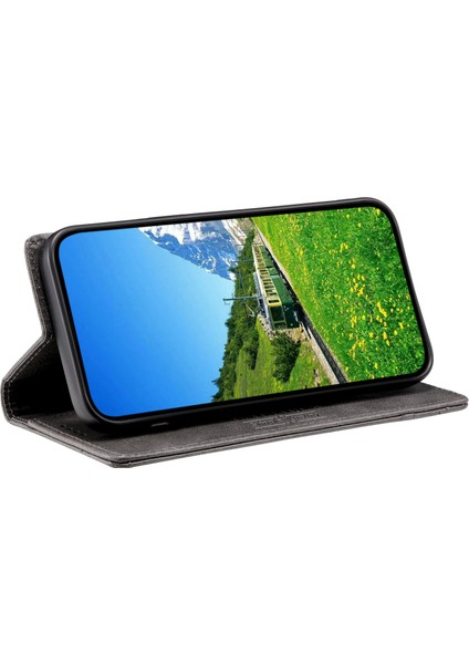 Samsung Galaxy A25 5g Çizgi Anti-Çizelge Kabuğu Stand Rfıd Bloşuk Pu Deri Telefon Kılıf Cüzdan Kapağı (Yurt Dışından) fırsatları