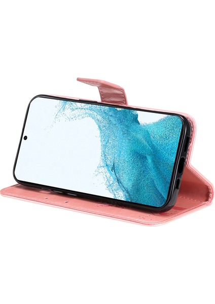 Samsung Galaxy A25 5g Telefon Kapağı Flip Stand Stand Baskılı Kedi Ağacı Telefon Kılıfı Cüzdan (Yurt Dışından)