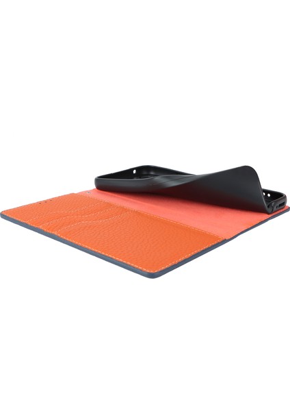 Samsung Galaxy A54 5g Inek Deri Flip Case Litchi Doku Cüzdan Stand Telefon Kapağı (Yurt Dışından)