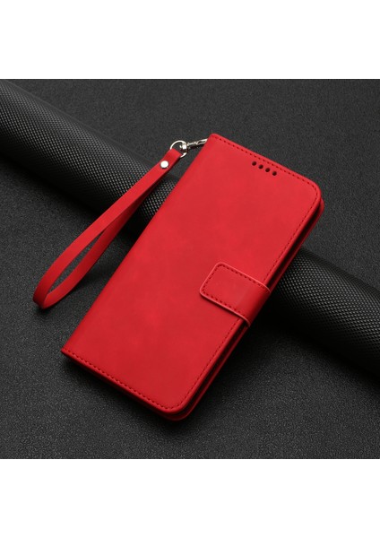 Samsung Galaxy A54 5g Anti-Çizelge Pu Deri Deri Cüzdan Folio Kapak Standı Dokulu Telefon Kılıfı (Yurt Dışından)