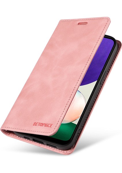 Samsung Galaxy A22 5g / A22S 5g Cüzdan Pu Deri Kabuk Rfıd Engelleme Flip Kapak Standı Telefon Kılıfı (Yurt Dışından)