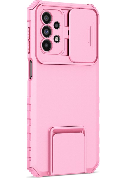 Samsung Galaxy A23 Slayt Kamera Kapağı Telefon Kılıfı Pc+Tpu Kickstand Cover (Yurt Dışından) modelleri