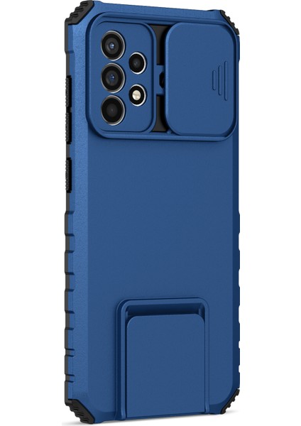 Samsung Galaxy A52 / A52S 5g Pc+Tpu Kickstand Kapak Slayt Kamera Kapak Telefon Kılıfı (Yurt Dışından)