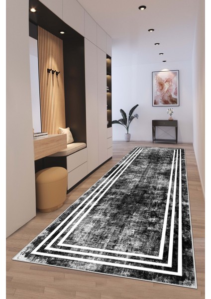 Makinede Yıkanabilir Kaymaz Taban Leke Tutmaz Modernkesme Yolluk Mutfak Yolluk Halı Yolluk