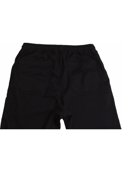 Mocgrande Büyük Beden Jogger Pantolon Lycra Lugo 11905 Sıyah