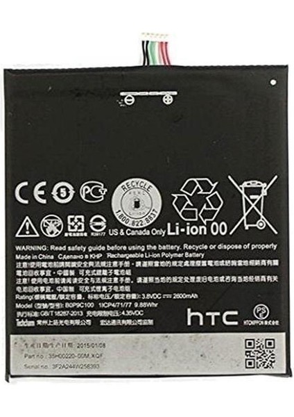Htc Desire 826 Pil Batarya