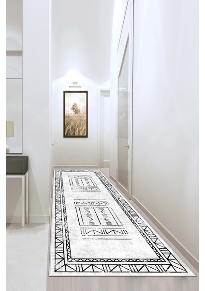 Makinede Yıkanabilir Kaymaz Taban Leke Tutmaz Modernkesme Yolluk Mutfak Yolluk Halı Yolluk