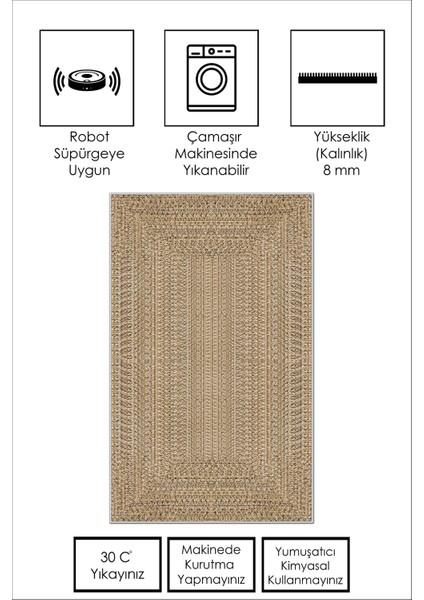 Yıkanabilir Kaymaz Leke Tutmaz Salon Halısı Mutfak Halısı Koridor Halısı Yolluk ve Paspas