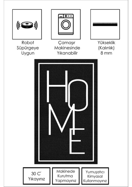 Yıkanabilir Kaymaz Leke Tutmaz Salon Halısı Mutfak Halısı Koridor Halısı Yolluk ve Paspas