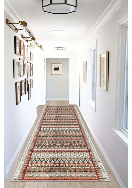 Makinede Yıkanabilir Kaymaz Taban Leke Tutmaz Modernkesme Yolluk Mutfak Yolluk Halı Yolluk