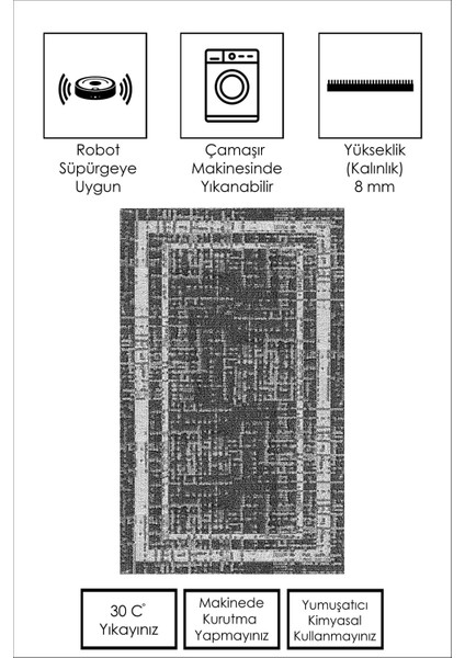 Yıkanabilir Kaymaz Leke Tutmaz Salon Halısı Mutfak Halısı Koridor Halısı Yolluk ve Paspas