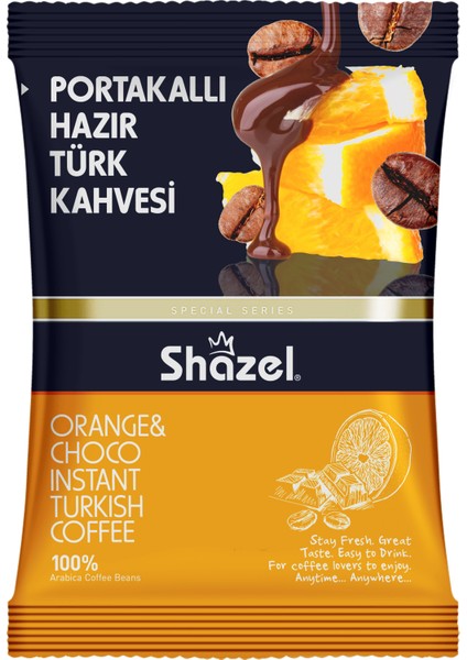 Portakallı Hazır Türk Kahvesi 100 gr x 4 Adet
