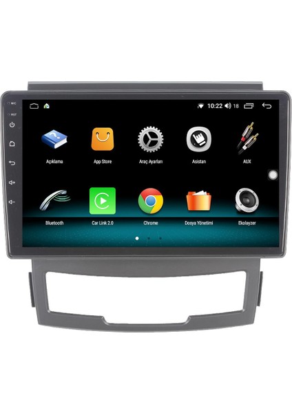 Ssangyong Kyron Android 13 Multimedya Carplay 4gb RAM+64GB HDD 2008-2013 Navigasyon Ekran