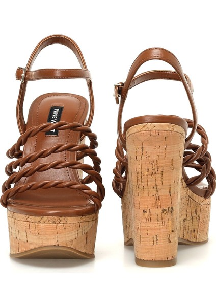 Renest3 3fx Kahverengi Kadın Dolgu Topuk Sandalet indirimleri