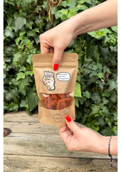 Koyu Sarı Granül Mum Boyası ( 100 gr )