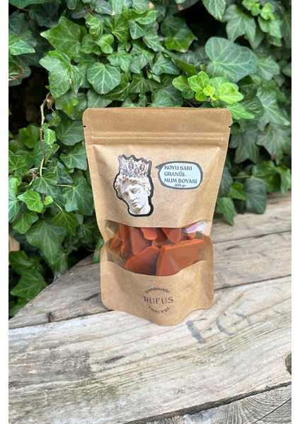 Koyu Sarı Granül Mum Boyası ( 100 gr )