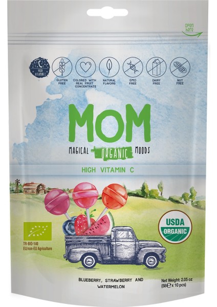 Magic Moods Organic Lolipop 10'lu Paket