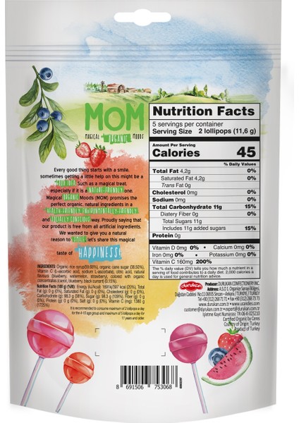 Magic Moods Organic Lolipop 10'lu Paket