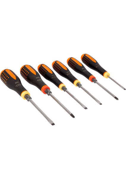 Ergo™ 6 Parça Düz ve Pozidriv Vida Tornavida Seti BE-9881TB