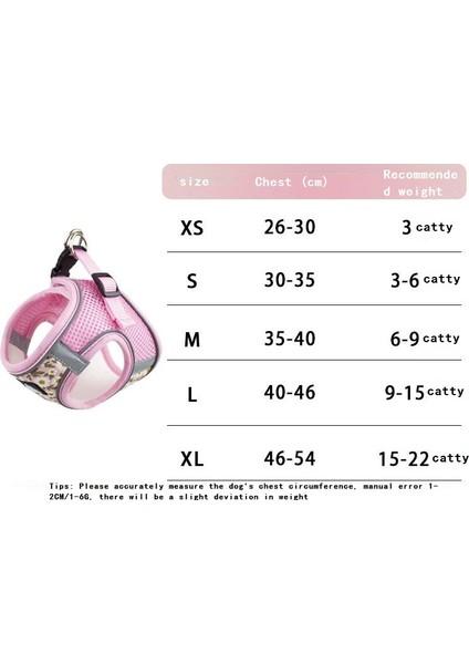 Yansıtıcılı Köpek Göğüs Tasması - Pembe (Yurt Dışından) fiyatları