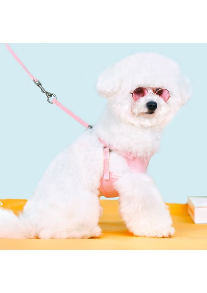 Yelek Model Göğüs Tasması - Pembe (Yurt Dışından)
