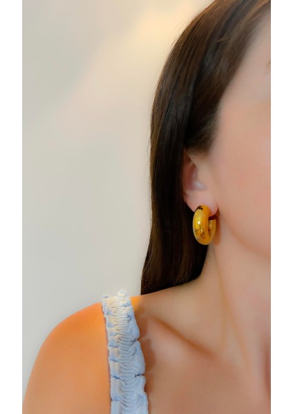 Çelik Küpe Bombeli Halka Model Küpe fiyatları