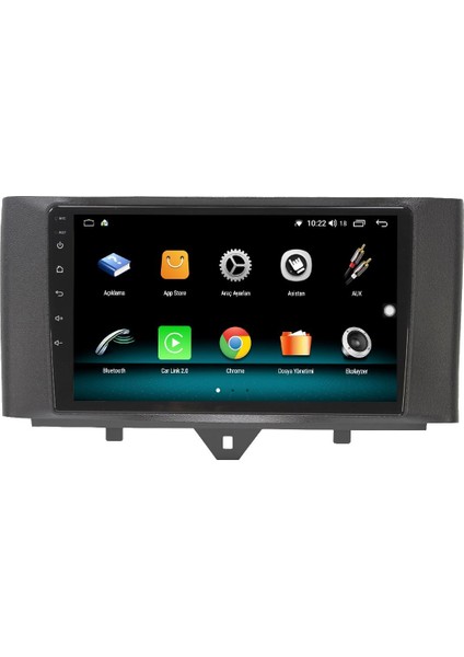 Smart Fortwo Android 13 Multimedya Carplay 4gb RAM+64GB HDD 2011-2017 Navigasyon Ekran
