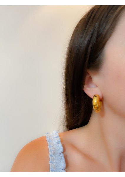 Çelik Küpe Bombeli Halka Model Küpe fırsatları