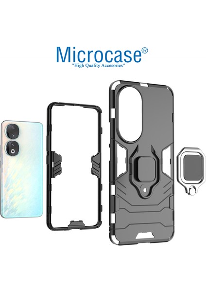 Honor 90 Batman Serisi Yüzük Standlı Armor Kılıf - Siyah AL3349 fırsatları