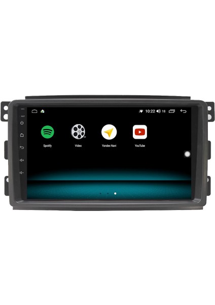 Smart Forfour Android 13 Multimedya Carplay 4gb RAM+64GB HDD 2004-2006 Navigasyon Ekran