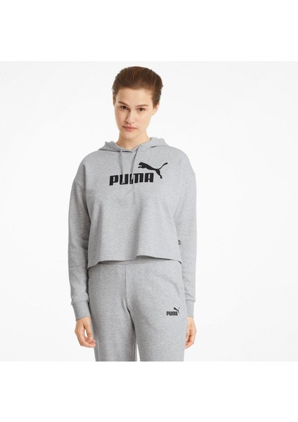 58687004 Ess Cropped Logo Hoodie Tr Kadın Sweatshirt modelleri