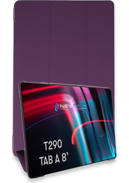 Samsung Galaxy T290 Tab A 8 Smart Katlanabilen Uyku Modlu Tablet Kılıfı