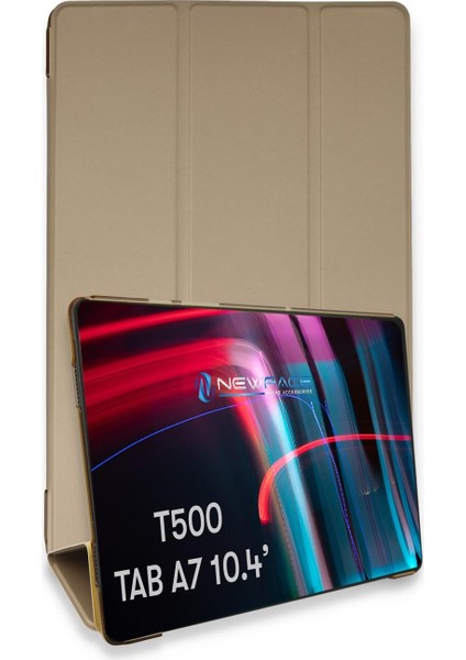 Samsung Galaxy T500 Tab A7 10.4 Smart Katlanabilen Uyku Modlu Tablet Kılıfı