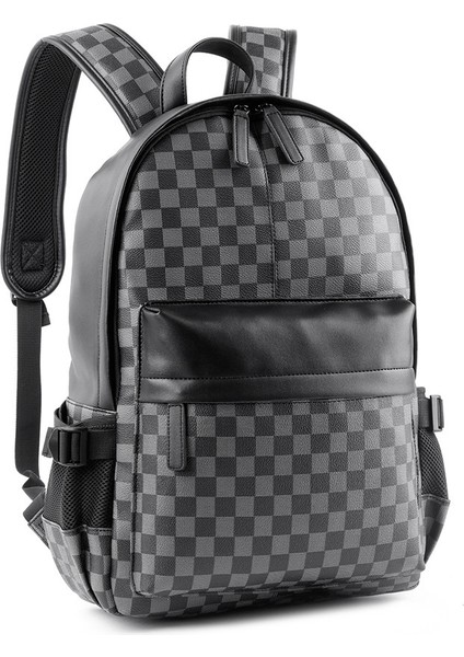 Erkek Işe Gidip Gelme Ekose Sırt Çantası (Yurt Dışından)