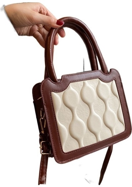 Kontrast Renkli El Çantası Omuz Çapraz Askılı Çanta (Yurt Dışından)