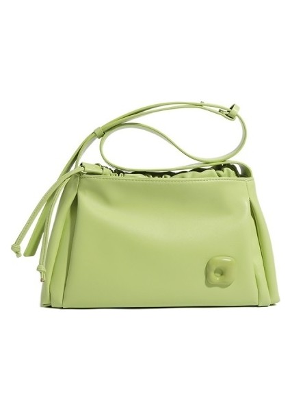 Premium Dokulu Buruşuk Bulut Çantası (Yurt Dışından)